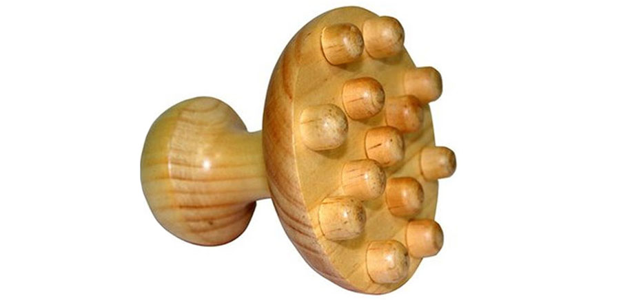 Champiñón masaje maderoterapia